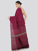 PinkLoom Women's Cotton Khesh Saree With Unstitched Blouse Piece