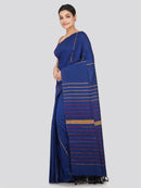 PinkLoom Women's Cotton Khesh Saree With Unstitched Blouse Piece