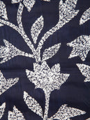 PinkLoom Women's Silk Kantha Stitch Saree With Unstitched Blouse Piece