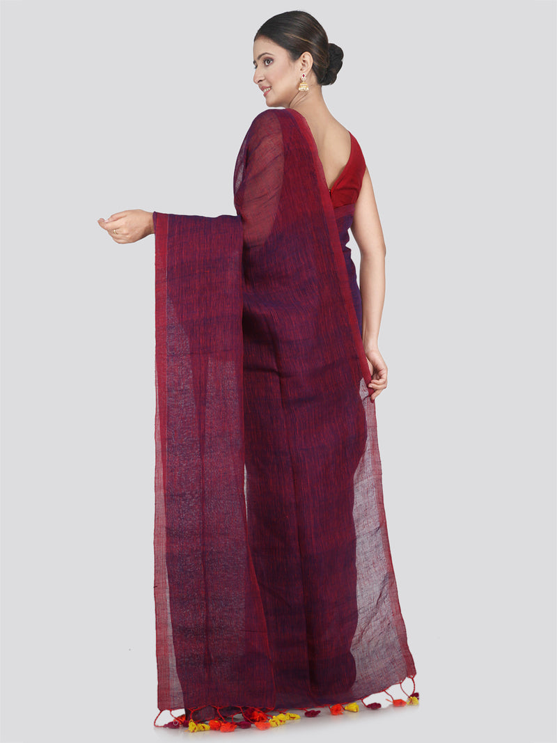 Handloom Women's Linen Saree