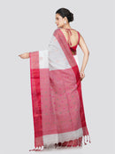 PinkLoom Women's Cotton Saree With Unstitched Blouse Piece