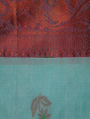 PinkLoom Women's Cotton Saree With Unstitched Blouse Piece