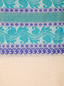 PinkLoom Women's Cotton Saree With Unstitched Blouse Piece