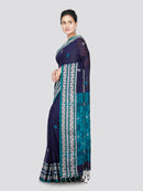 PinkLoom Women's Cotton Saree With Unstitched Blouse Piece