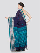 PinkLoom Women's Cotton Saree With Unstitched Blouse Piece