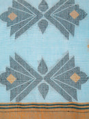 PinkLoom Women's Cotton Saree With Unstitched Blouse Piece