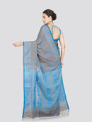 PinkLoom Women's Cotton Saree With Unstitched Blouse Piece
