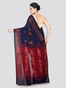 PinkLoom Women's Cotton Saree With Unstitched Blouse Piece