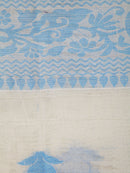PinkLoom Women's Cotton Saree With Unstitched Blouse Piece