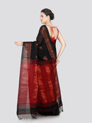 PinkLoom Women's Cotton Saree With Unstitched Blouse Piece