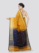 PinkLoom Women's Cotton Silk Saree With Unstitched Blouse Piece