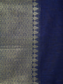 PinkLoom Women's Cotton Silk Saree With Unstitched Blouse Piece