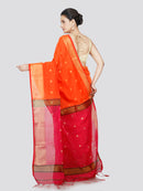 PinkLoom Women's Cotton Silk Saree With Unstitched Blouse Piece