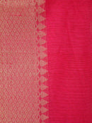 PinkLoom Women's Cotton Silk Saree With Unstitched Blouse Piece