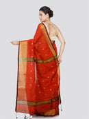 PinkLoom Women's Cotton Silk Saree With Unstitched Blouse Piece