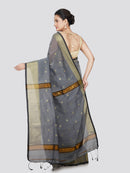 PinkLoom Women's Cotton Silk Saree With Unstitched Blouse Piece