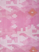 PinkLoom Women's Silk Jamdani Saree With Unstitched Blouse Piece