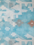 PinkLoom Women's Silk Jamdani Saree With Unstitched Blouse Piece