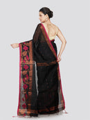 PinkLoom Women's Cotton Saree With Unstitched Blouse Piece