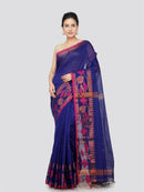 PinkLoom Women's Cotton Saree With Unstitched Blouse Piece