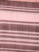 PinkLoom Women's Cotton Saree With Unstitched Blouse Piece