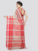 PinkLoom Women's Cotton Saree With Unstitched Blouse Piece