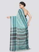 PinkLoom Women's Cotton Saree With Unstitched Blouse Piece