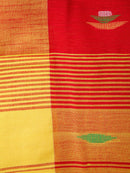 PinkLoom Women's Cotton Saree With Unstitched Blouse Piece
