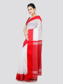 PinkLoom Women's Cotton Saree With Unstitched Blouse Piece