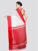 PinkLoom Women's Cotton Saree With Unstitched Blouse Piece