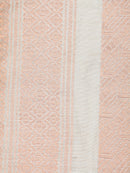 PinkLoom Women's Beige Cotton Silk Saree