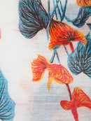 PinkLoom Women's White Cotton Saree