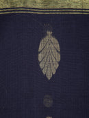 PinkLoom Women's Purple Cotton Silk Saree