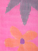 Pinkloom Pink Handloom Cotton bleand Saree