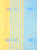 Pinkloom Yellow Handloom Cotton bleand Saree