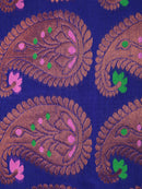 PinkLoom Women's Cotton Silk Saree With Unstitched Blouse Piece