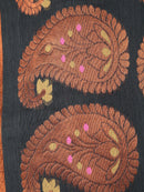 PinkLoom Women's Cotton Silk Saree With Unstitched Blouse Piece