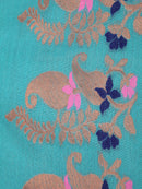 PinkLoom Women's Cotton Silk Saree With Unstitched Blouse Piece