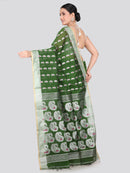 Pinkloom Women's Cotton Silk Saree With Unstitched Blouse Piece