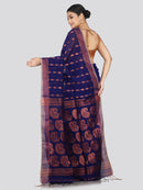 PinkLoom Women's Cotton Silk Saree With Unstitched Blouse Piece