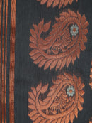 PinkLoom Women's Cotton Silk Saree With Unstitched Blouse Piece