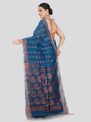 PinkLoom Women's Cotton Silk Saree With Unstitched Blouse Piece