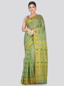 PinkLoom Women's Soft Cotton Jamdani Saree Without Blouse Piece