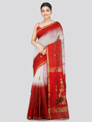 Pinkloom Women's Cotton Silk Saree With Unstitched Blouse Piece