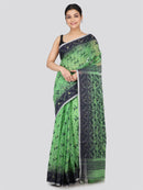 Pinkloom Women's Soft Cotton Jamdani Saree Without Blouse Piece