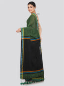 Pinkloom Women's Cotton Saree With Unstitched Blouse Piece