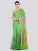 Pinkloom Women's Soft Cotton Jamdani Saree Without Blouse Piece