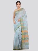 Pinkloom Women's Soft Cotton Jamdani Saree Without Blouse Piece