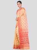 Pinkloom Women's Soft Cotton Jamdani Saree Without Blouse Piece