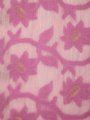 Pinkloom Women's Soft Cotton Jamdani Saree Without Blouse Piece